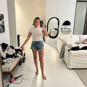 Very very light pink baby tee